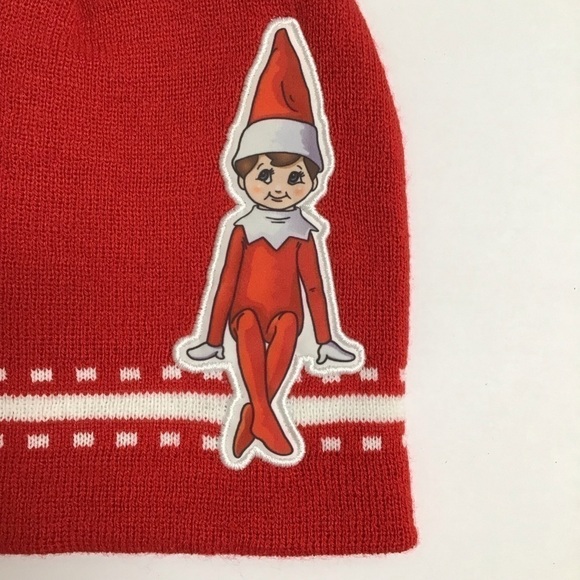 The Elf on the Shelf Knit Beanie Red Hat Snow Ski Cap Christmas Tradition 2019 - Picture 2 of 11